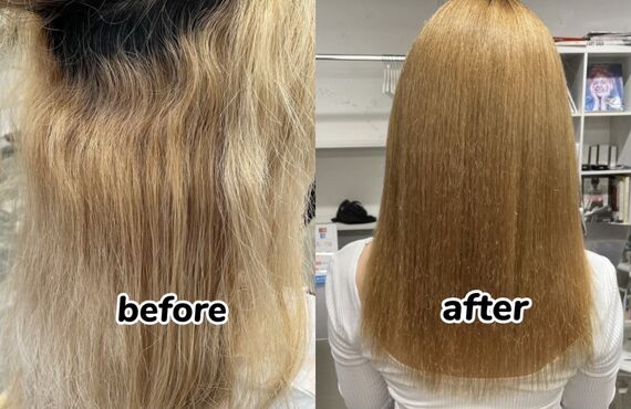 仙台市内、Di-KA HAIR sendai での縮毛矯正、実は前髪や根本、気になるポイントだけにかけれます！